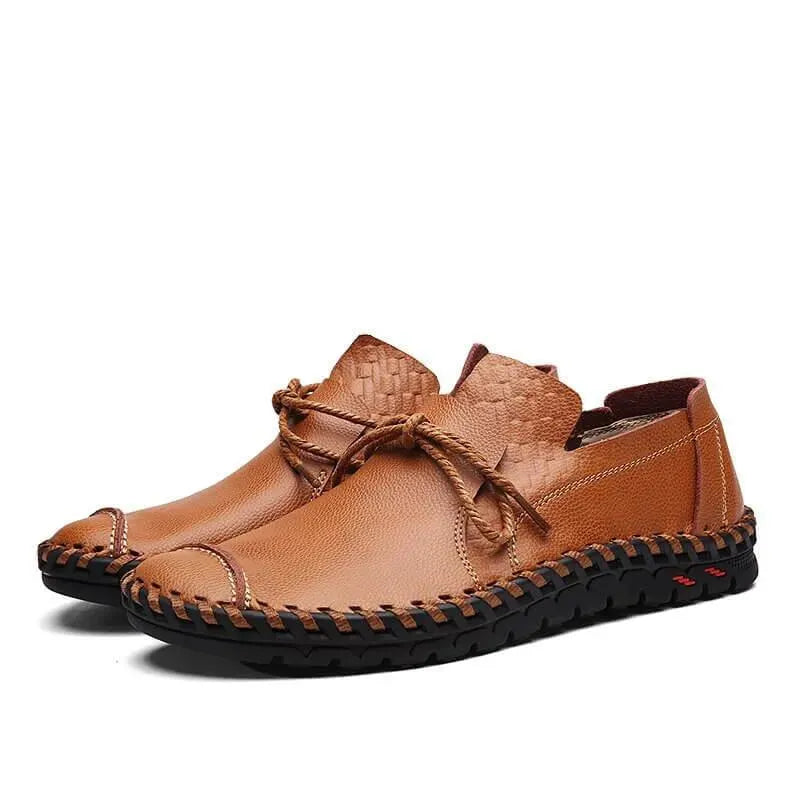 Edie - Slip-On Leather Loafers - Loafer Shoes - LeStyleParfait