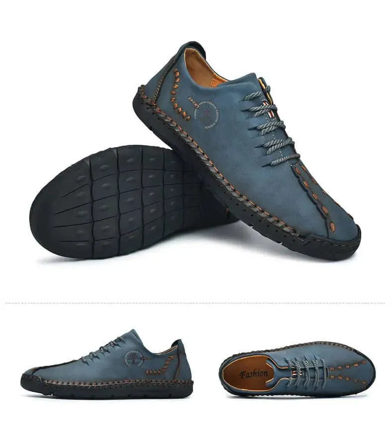 Edoardo Lace-Up Leather Shoes - Casual Shoes - LeStyleParfait