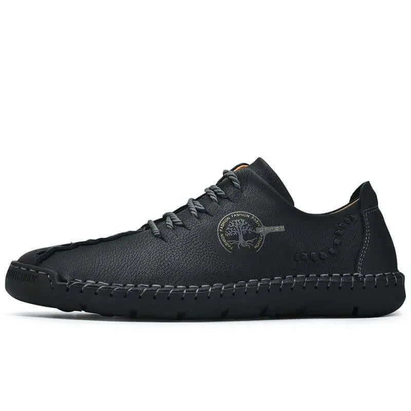 Edoardo Lace-Up Leather Shoes - Casual Shoes - LeStyleParfait