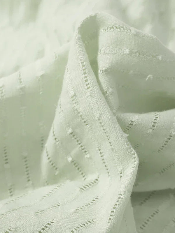 A-line,A-line bottom style dress,A-line dress,casual,casual dress,casual occasion dress,chiffon,cotton dress,flowy,ladies Wrinkle-resistant,midi,midi hemline dress,Quick drying midi dress,relaxed dress,ruffles,short sleeve,short sleeves dress,slip-on,slip-on dress,solid,solid dress,straight,summer,summer dress,V-neck,V-neck dress-LeStyleParfait