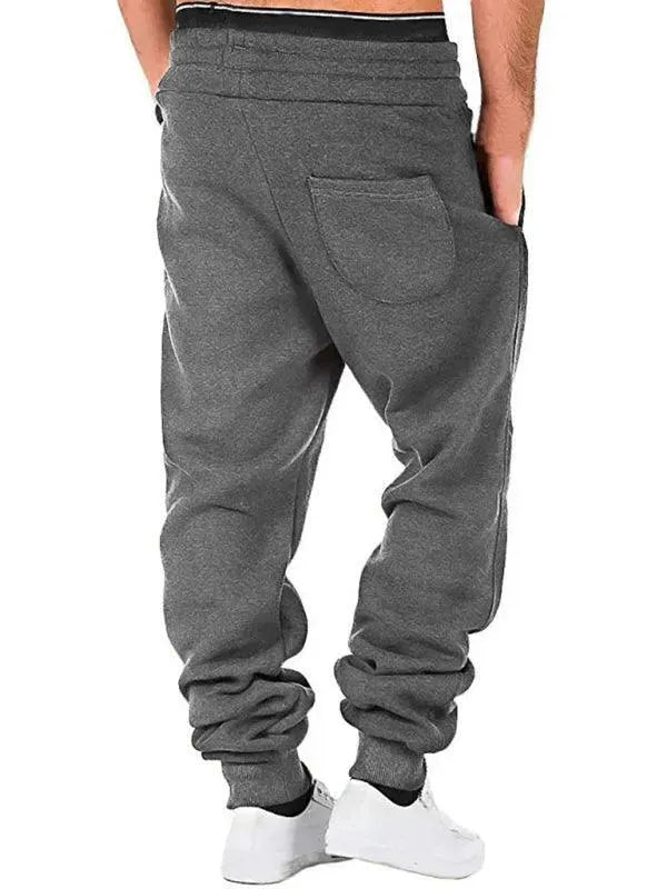 Elastic Waist Sports Men Sweatpants - Sweatpants - LeStyleParfait