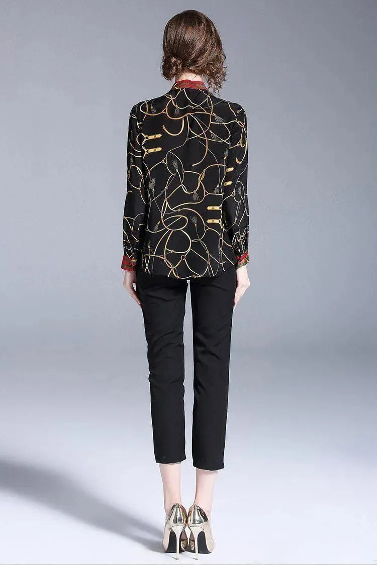 Elegant Chiffon Blouse - Women's Shirt - LeStyleParfait