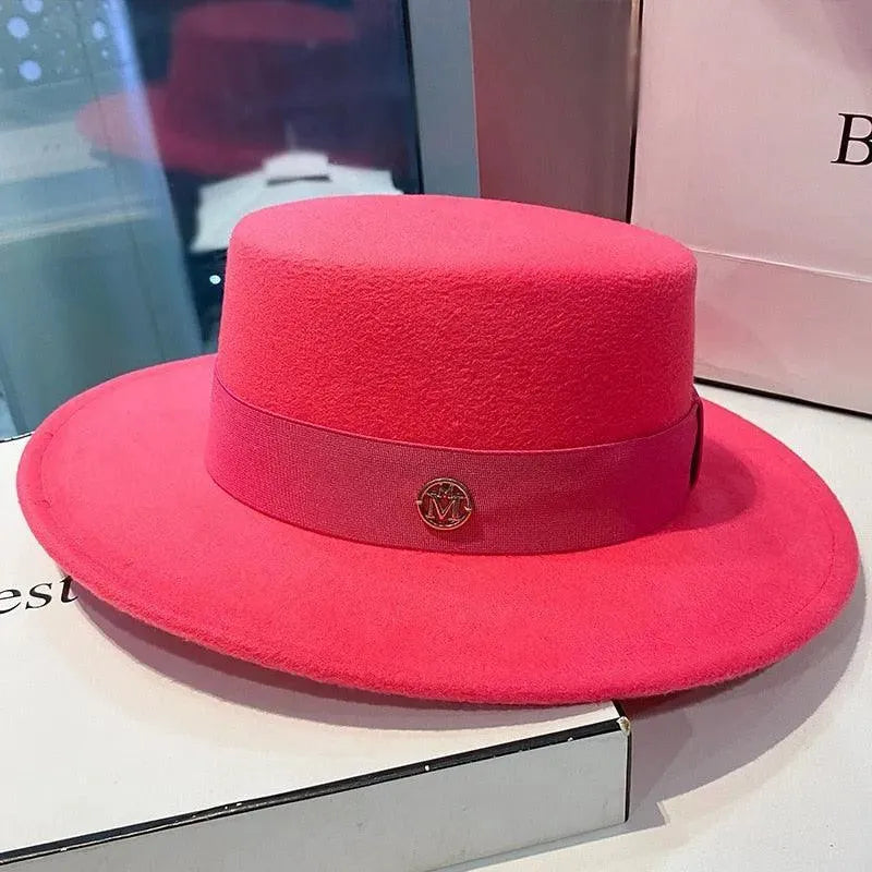 Elegant Fedora Hats for Women - Flat Top - Fedora Hat - LeStyleParfait