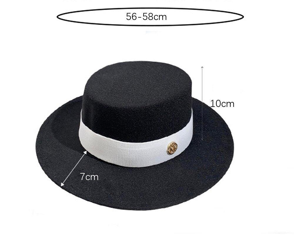 Elegant Fedora Hats for Women - Flat Top - Fedora Hat - LeStyleParfait Kenya