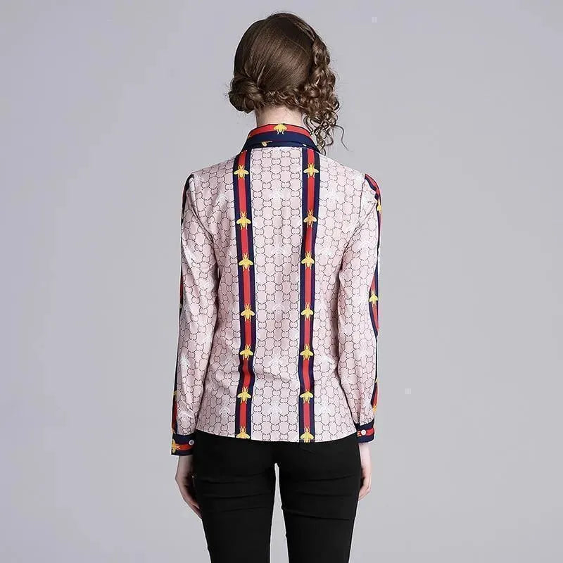 Elegant Pink Silk Blouse - Women's Shirt - LeStyleParfait