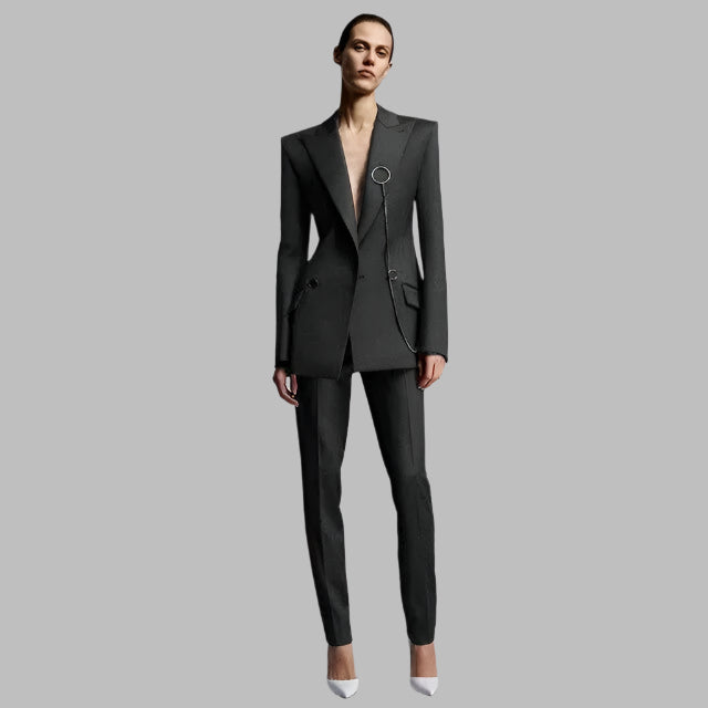 Elegant Women Formal Pantsuit - Pantsuit - LeStyleParfait