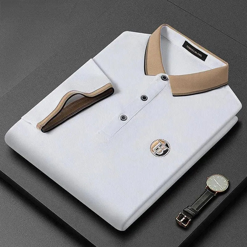 Embroidered Logo Polo Shirt-Polo Shirt-LeStyleParfait