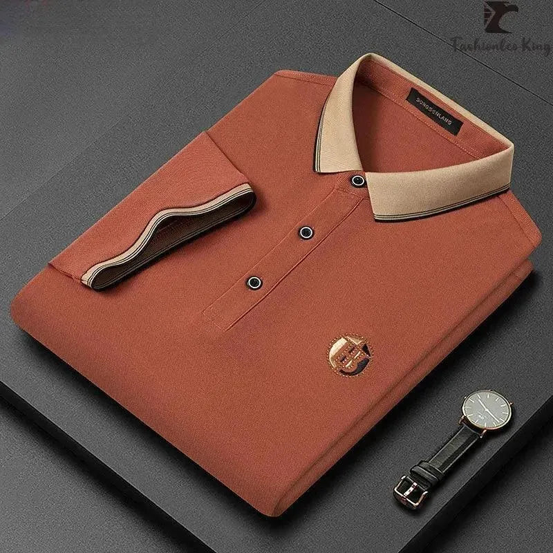 Embroidered Logo Polo Shirt-Polo Shirt-LeStyleParfait