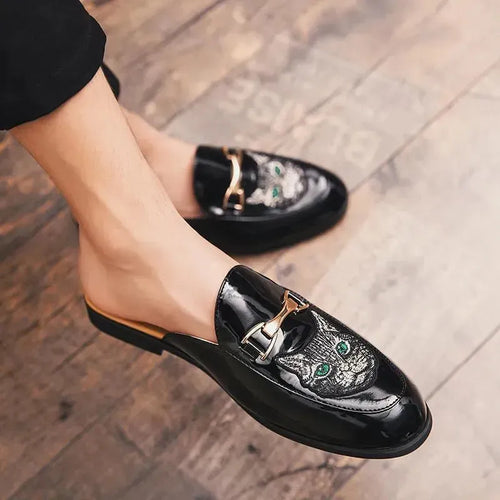 Embroidered Slip On Shoes Sandals - Sandals - LeStyleParfait