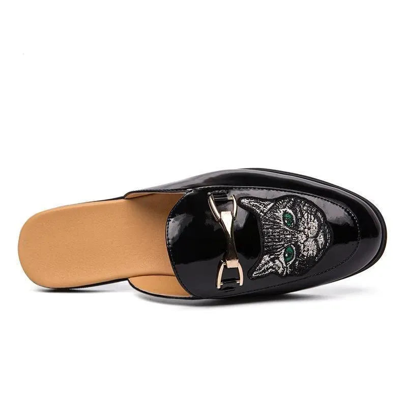 Embroidered Slip On Shoes Sandals - Sandals - LeStyleParfait