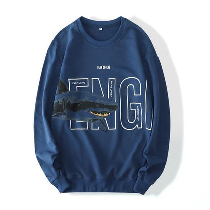 "ENG" Plus Size Graffiti Sweatshirt For Men - Sweatshirt - LeStyleParfait Kenya