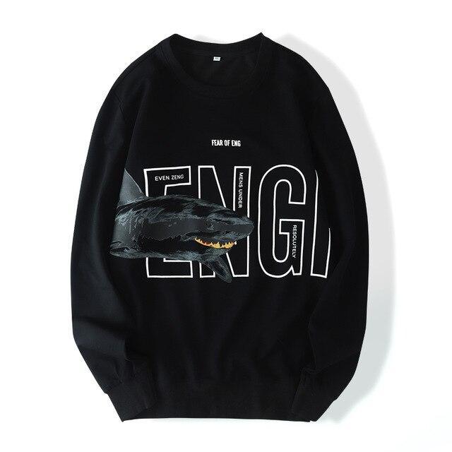 "ENG" Plus Size Graffiti Sweatshirt For Men - Sweatshirt - LeStyleParfait Kenya