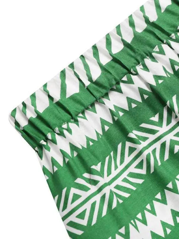 Ethnic Print Midi Skirt-Women's Skirt-LeStyleParfait