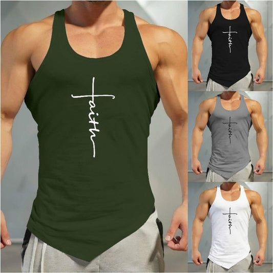 Faith Gym Vests For Men - T-Shirts - LeStyleParfait Kenya