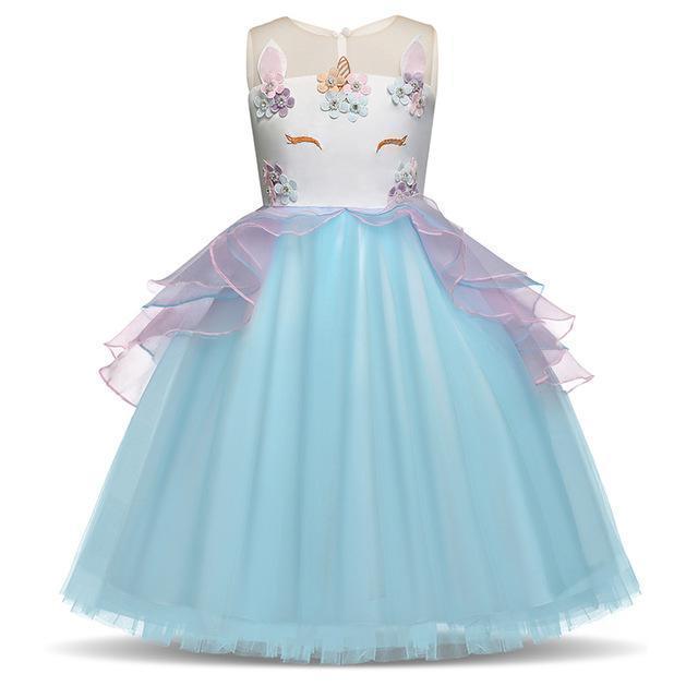 Fancy Girl's Dress Fairy Party Dress Sleeveless - Dress - LeStyleParfait Kenya