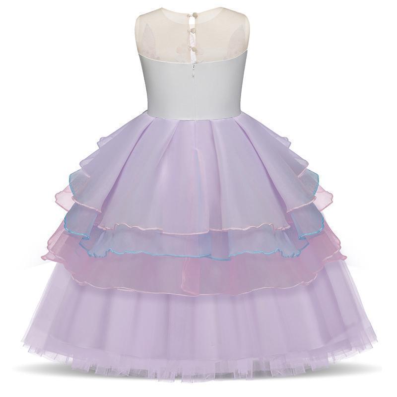 Fancy Girl's Dress Fairy Party Dress Sleeveless - Dress - LeStyleParfait Kenya