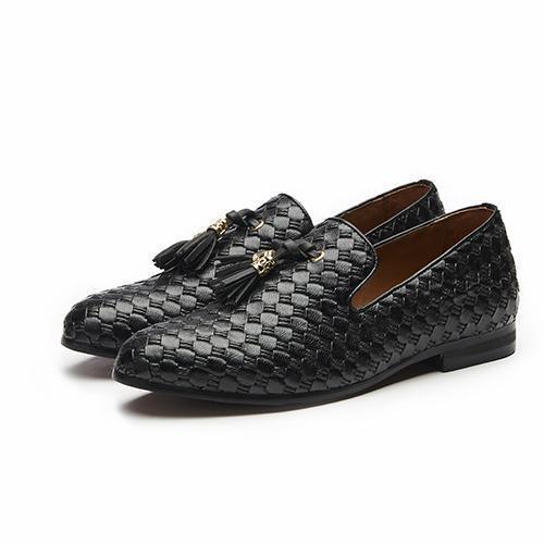 Fashion Brand Shoes Men's Loafers Blue Black Khaki - Shoes - LeStyleParfait Kenya