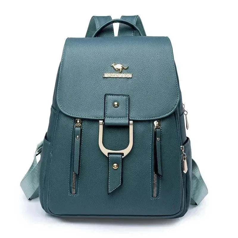 Fashion Retro PU Leather Women's Backpack - Backpack - LeStyleParfait