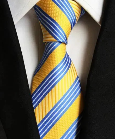 Fashion Striped Silk Neckties For Men - Necktie | LeStyleParfait-Necktie