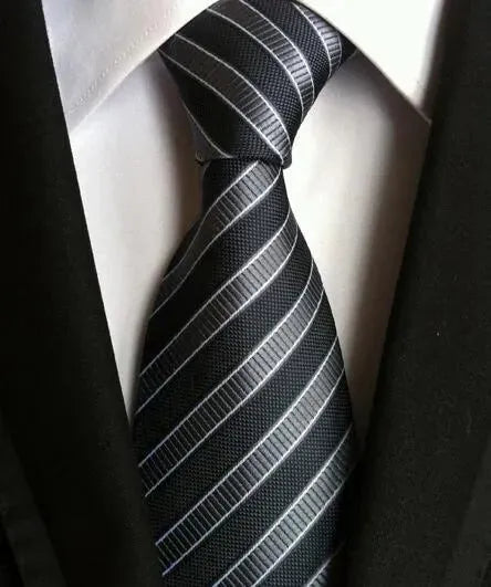 Fashion Striped Silk Neckties For Men - Necktie | LeStyleParfait-Necktie