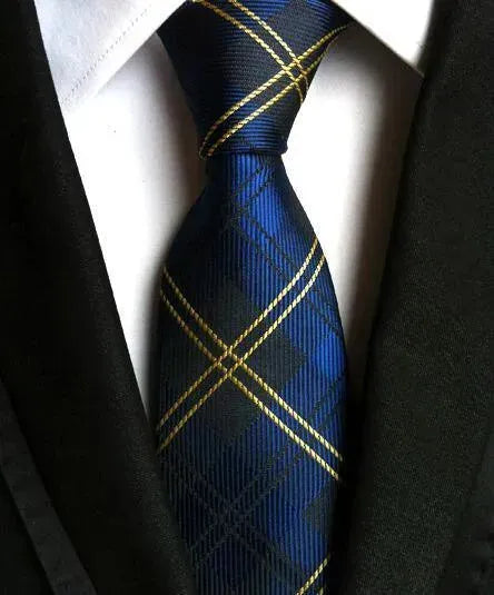 Fashion Striped Silk Neckties For Men - Necktie | LeStyleParfait-Necktie