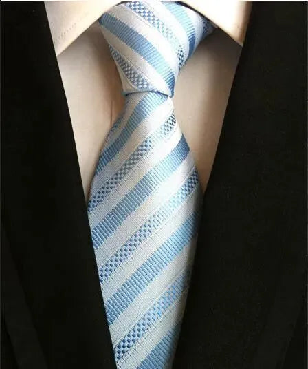 Fashion Striped Silk Neckties For Men - Necktie | LeStyleParfait-Necktie