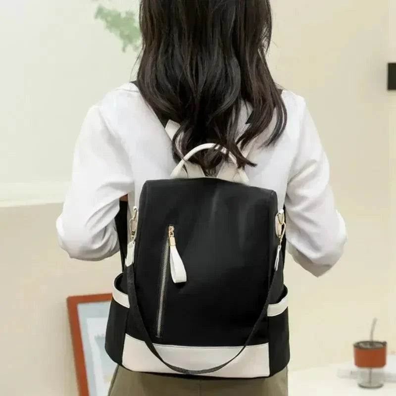 Fashionable Casual Nylon Women's Backpack - Backpack - LeStyleParfait