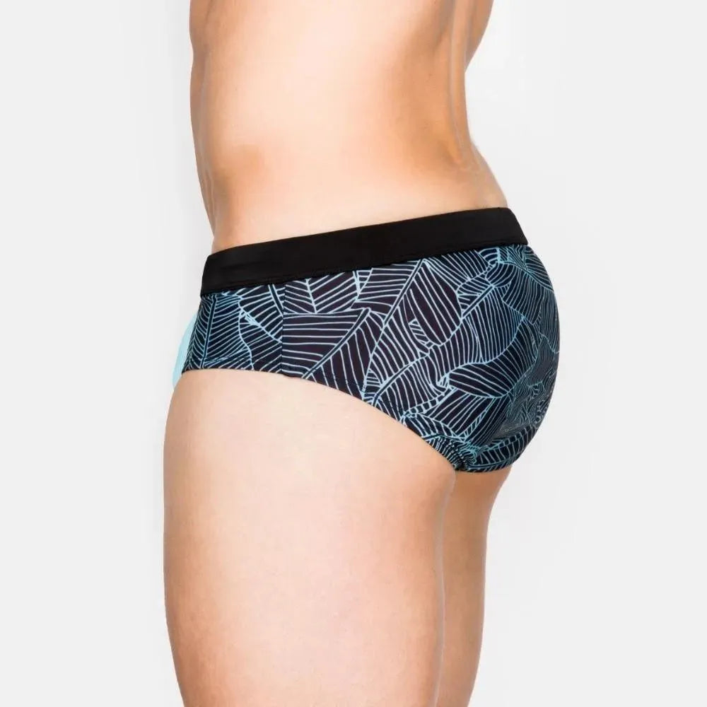 Flamingo Print Men Briefs - Swim Brief - LeStyleParfait