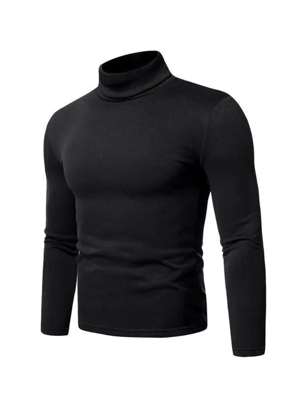 Fleece Pullover Turtleneck Men Sweater - Pullover Sweater - LeStyleParfait
