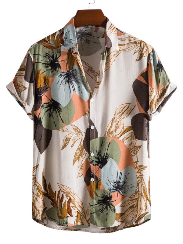 Floral Short Sleeve Summer Shirt - Shirt - LeStyleParfait Kenya