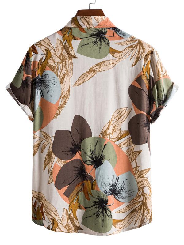 Floral Short Sleeve Summer Shirt - Shirt - LeStyleParfait Kenya