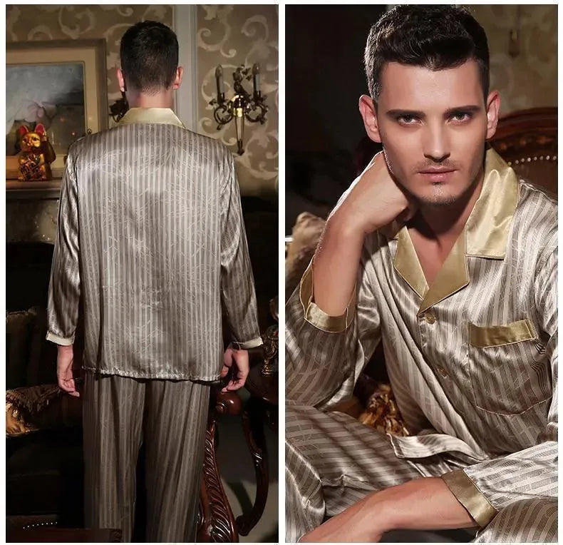 Forever Ready Striped Pajama Set - Pajama Pant Set - LeStyleParfait