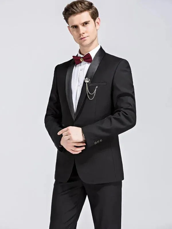 Formal Slim Fit Three Piece Suit - Three Piece Suit - LeStyleParfait