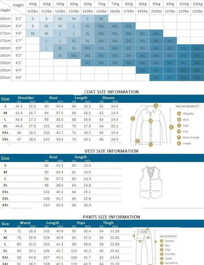 Formal Striped Double-Breasted Suit - Men's Suit - LeStyleParfait