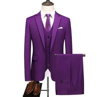 Formal Three Piece Business Suit - Three Piece Suit - LeStyleParfait
