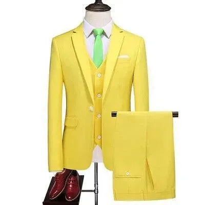 Formal Three Piece Business Suit - Three Piece Suit - LeStyleParfait