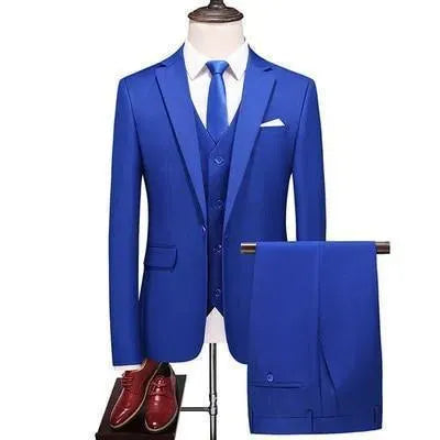 Formal Three Piece Business Suit - Three Piece Suit - LeStyleParfait
