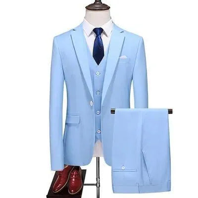 Formal Three Piece Business Suit - Three Piece Suit - LeStyleParfait