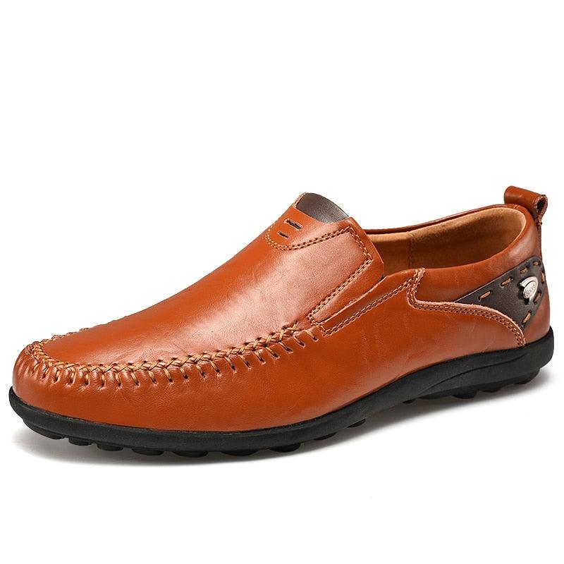 ''Francesco " - Slip-On Leather Loafers - Shoes - LeStyleParfait Kenya