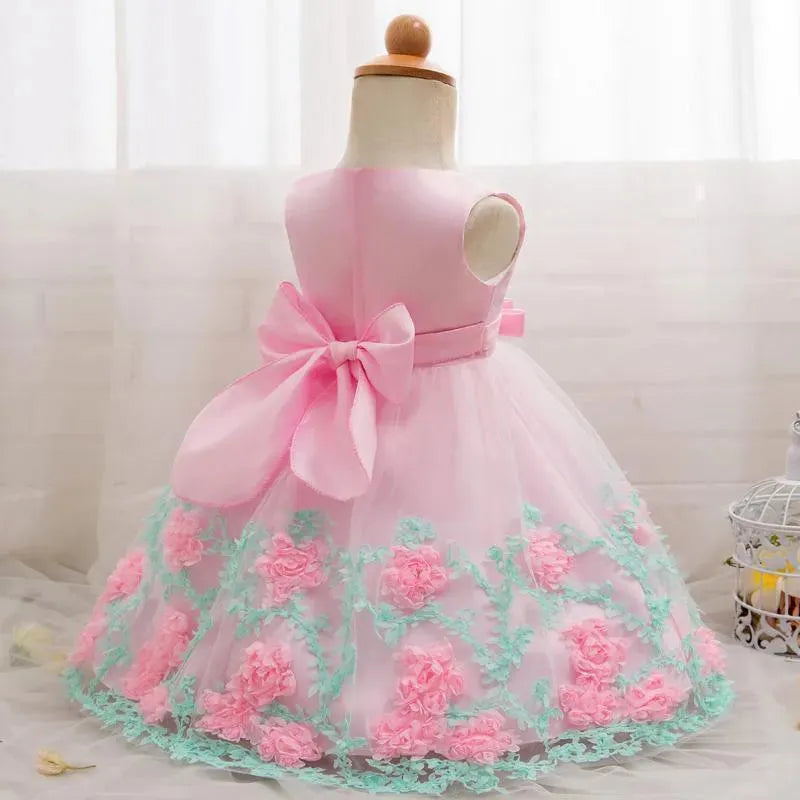 Girls Dress, Baby Princess Dress, Baptism Dress - Girls Dresses - LeStyleParfait