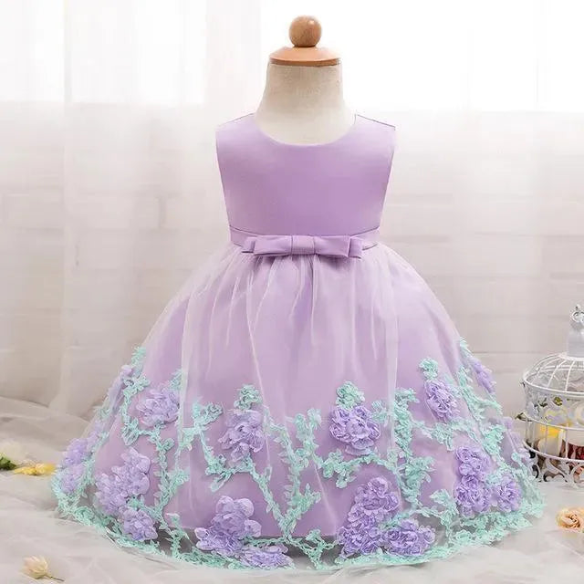Girls Dress, Baby Princess Dress, Baptism Dress - Girls Dresses - LeStyleParfait