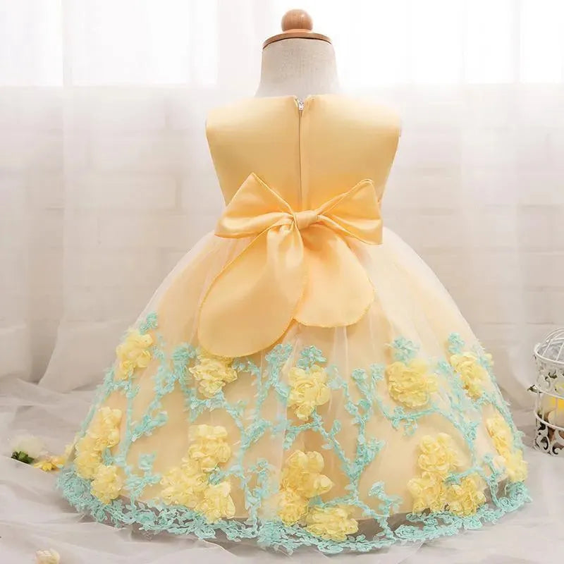 Girls Dress, Baby Princess Dress, Baptism Dress - Girls Dresses - LeStyleParfait
