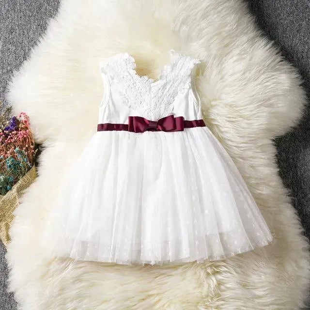 Girls Dress, Baby Princess Dress, Baptism Dress - Girls Dresses - LeStyleParfait