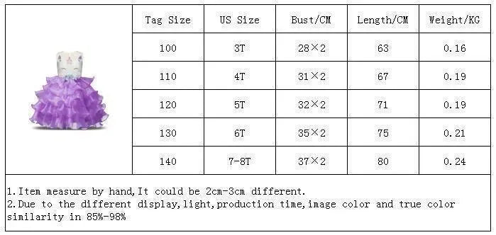 Girls Dress, Fairy Party Dress, Sleeveless - Girls Dresses - LeStyleParfait