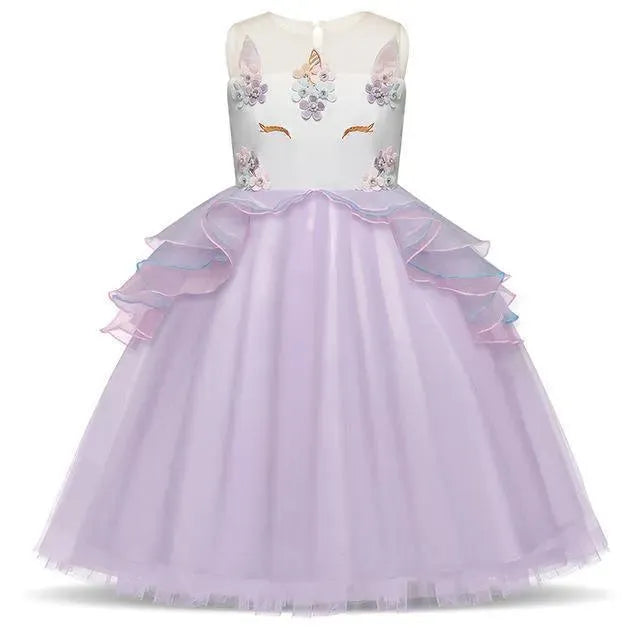 Girls Dress, Fairy Party Dress, Sleeveless - Girls Dresses - LeStyleParfait