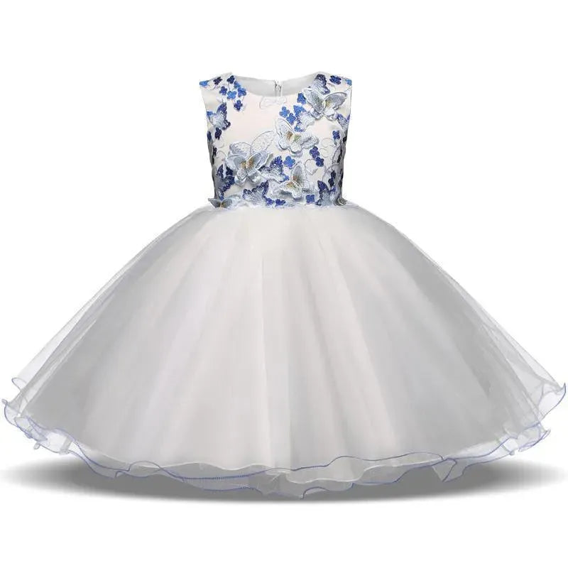 Girls Dress, Pink Princess Lace Girl Dress 4-10 Yrs - Girls Dresses - LeStyleParfait