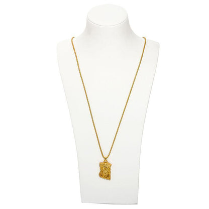 Gold Plated Necklace Jesus Piece Necklace Hip pop Jesus Pendant+75 Chain - Necklace - LeStyleParfait Kenya