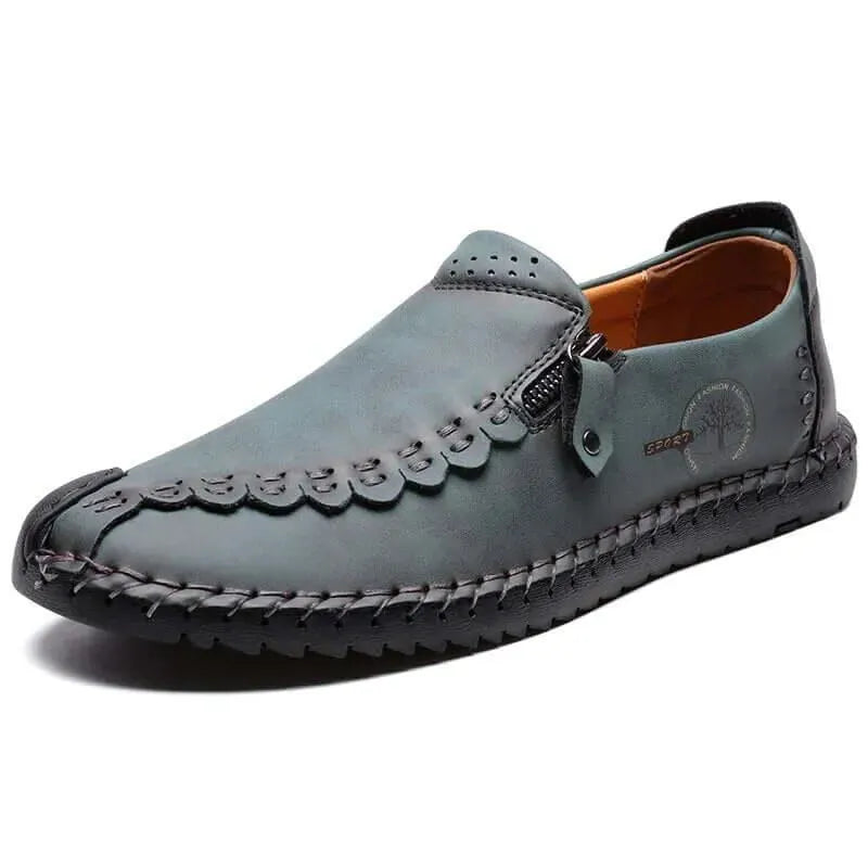 Harlow - Casual Leather Loafers - Loafer Shoes - LeStyleParfait
