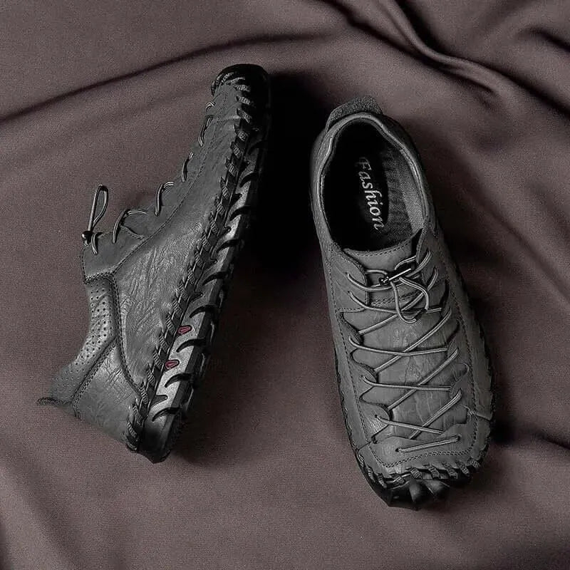 Harlow Lace-Up Leather Shoes - Casual Shoes - LeStyleParfait