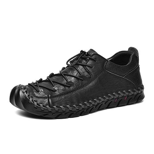 ''Harlow'' - Lace-Up Leather Shoes - Shoes - LeStyleParfait Kenya